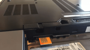 Install sim card in laptop