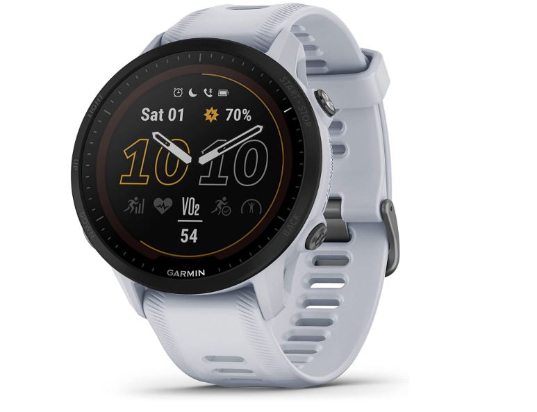 Garmin brand smartwatch for trail running activities