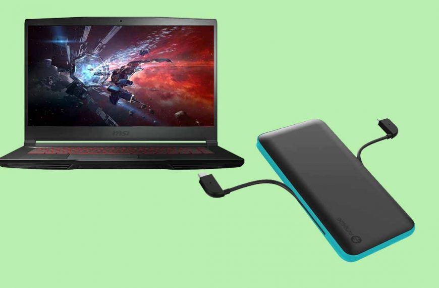 Can a laptop be charged via USB with a power bank?